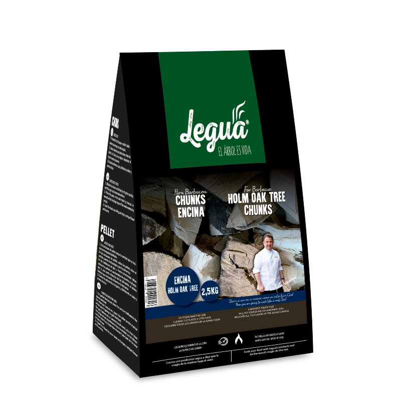 Legua Holm Oak Wood Chunks 2.5Kg